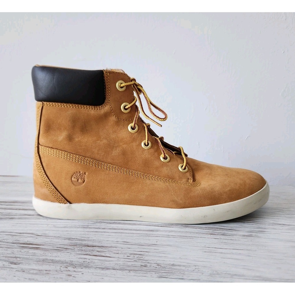 Timberland Flannery 6 Inch Wheat Lace Up Cupsole Women's Boots AIB31 Size 10